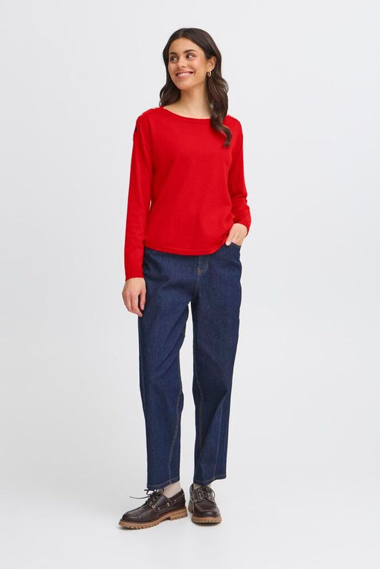 Light Knit Long Sleeve Sweater