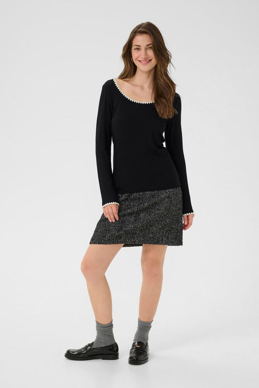 CRRibba Embroidery Long Sleeve T-Shirt