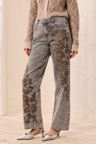 Brooke Super Embellished Straight Leg