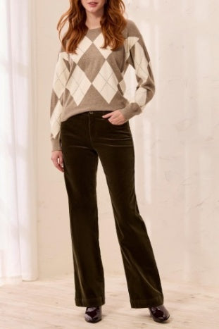 Micro Cord Fly Front 5 Pocket Pant