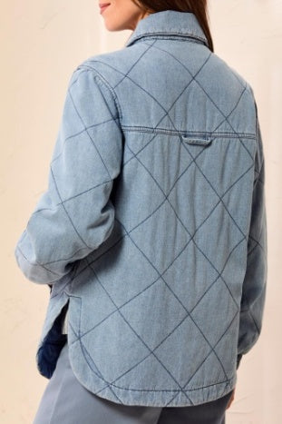 Denim Quilted Jacket