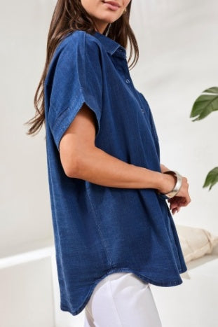 Denim Camp Shirt