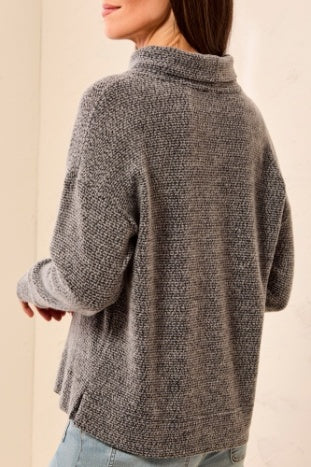 Long Sleeve Funnel Neck Top