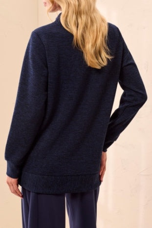 L/S Tunic Sweater With Invisible Pockets