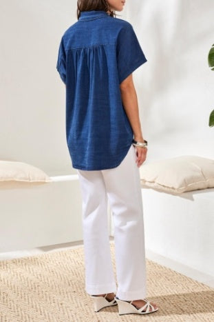 Denim Camp Shirt