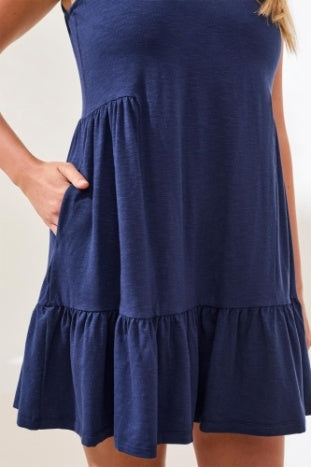 Sleeveless V-Neck Dress