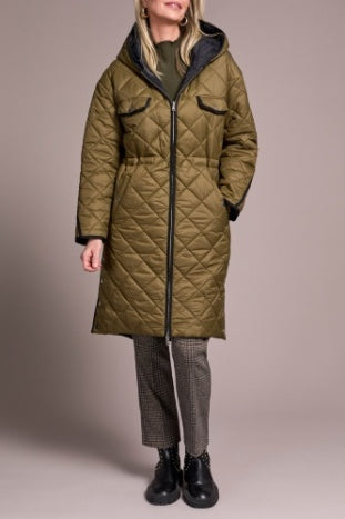 Reverse It Jacket With Hoodie and Drawstring