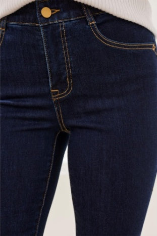 Sophia Micro Flare Crop With Raw Edge