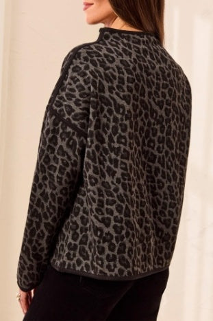 Long Sleeve Mock Neck Top