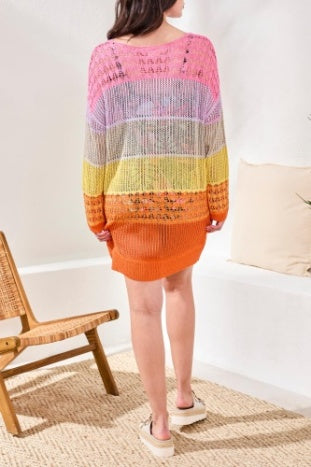 Long Sleeve Beach Cover Up