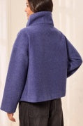 Lofty Chic Funnel Neck Jacket