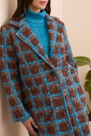 Long Sleeve Button Front Coat