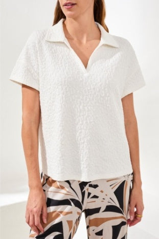 Short Sleeve Johnny Collar