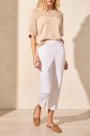 Pull On Kick Flare Capri