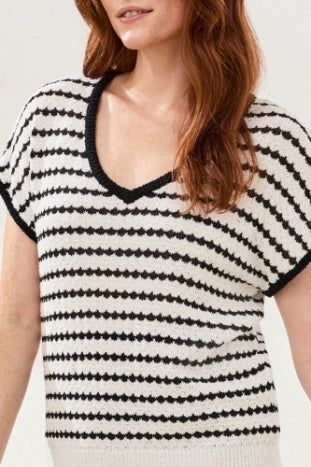 V-Neck Dolman Sleeveless Sweater