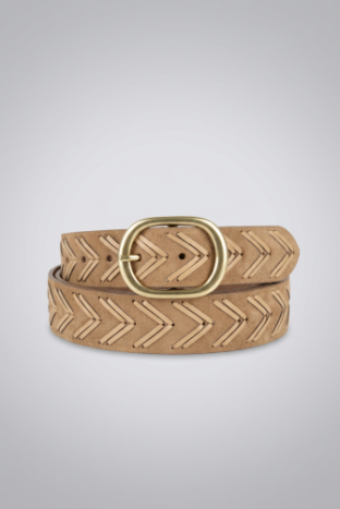 Mackenzie Laced Suede Leather Belt
