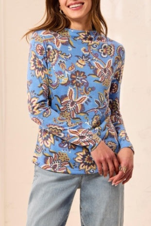 Long Sleeve Funnel Neck Top