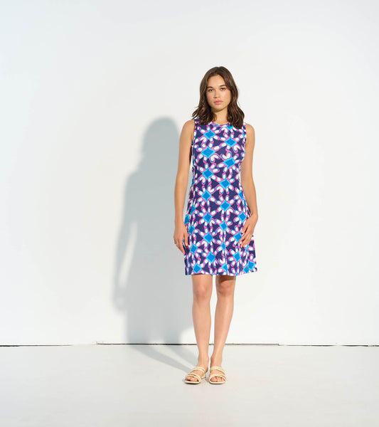 Sarah Shibori Flowers Dress